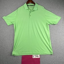 Nike Golf Tour Performance Polo Shirt Dri Fit Stretch Light Green Mens Large