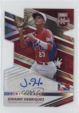2020 Panini Elite Extra Edition 53/55 Jodainy Henriquez #189 Auto 0nr3