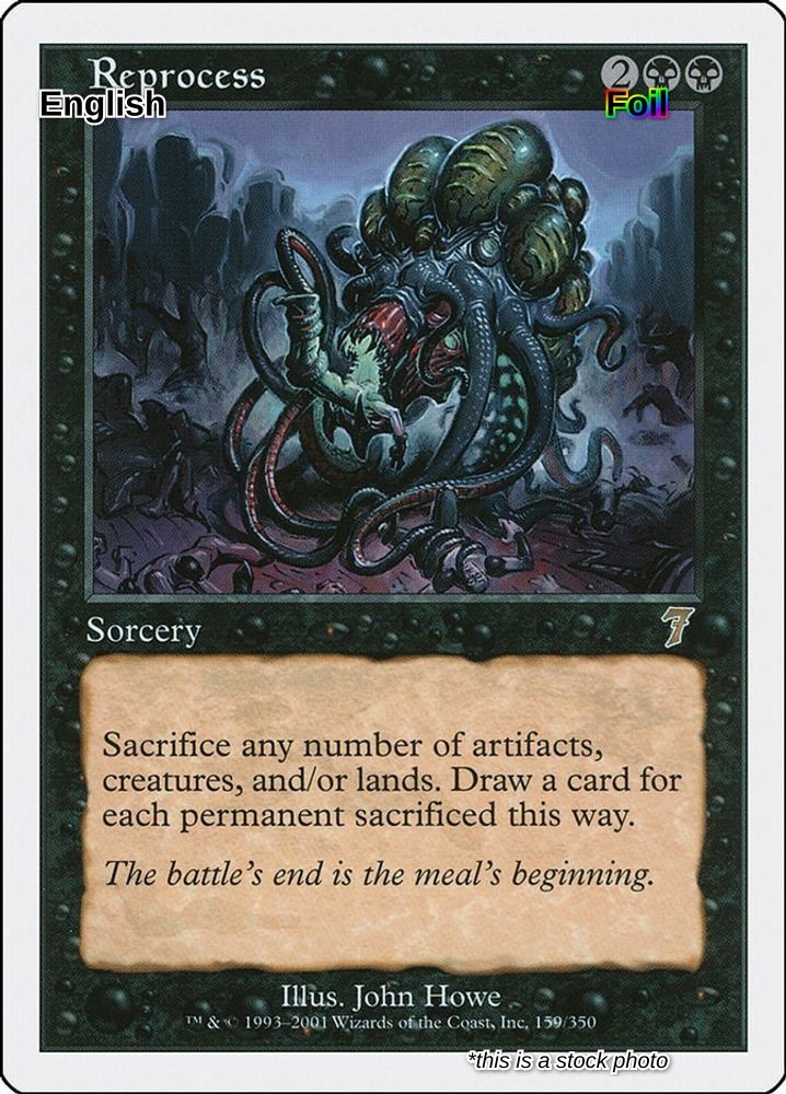Reprocess - 7ED - MP [Foil] TCG MTG