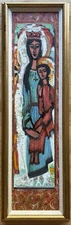 ETIENNE RET Original Signed Mid-Century Oil Painting Madonna and Child LISTED