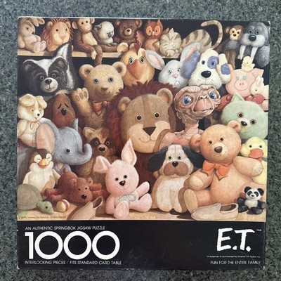 Vtg 1982 Springbok Jigsaw Puzzle  E.T.  1000 Pieces