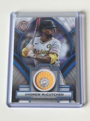 2026 Topps Tribute Andrew McCutchen Stamp Of Approval Blue /150 #SOA-AM Pirates