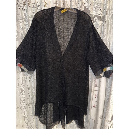 Vintage Staley Gretzinger artsy cardigan medium