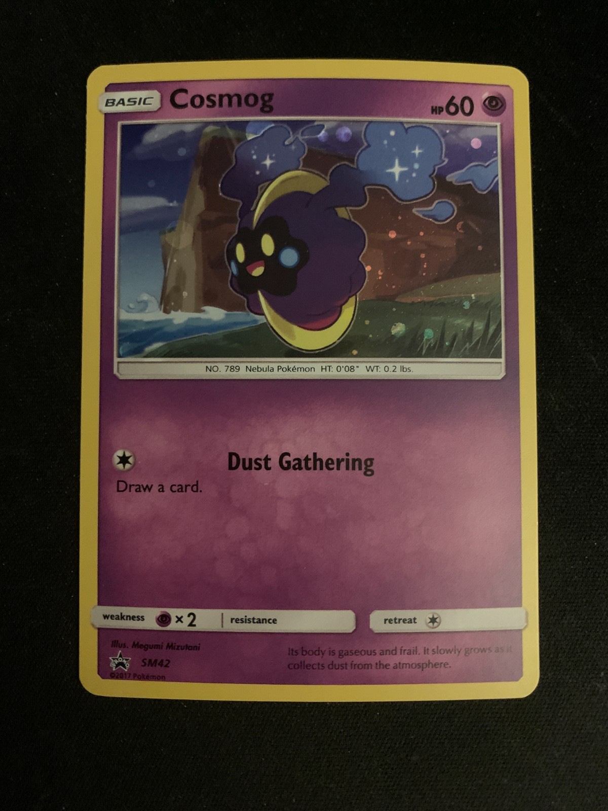 COSMOG SM42 - POKEMON BLACK STAR PROMO - SUN & MOON - NM