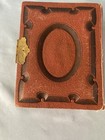 Early Victorian Miniature Embossed Pocket Photo Album With 3 Photos — photo 9