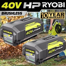 2PACK 8.0Ah Battery 40 Volt for Ryobi 40V Lithium OP40602 Battery with LED