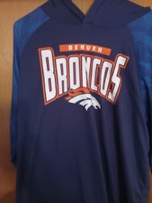 Zubaz Denver Broncos NFL Men's Team Color Hoodie Tonal Viper Sleeves Size 2XL Us
