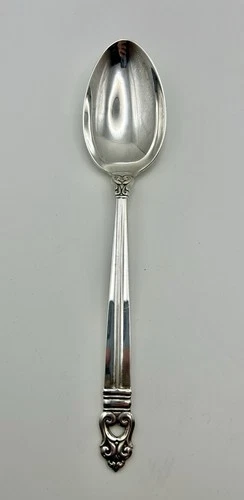 International Sterling Royal Danish Serving Spoon, 8.5” .925 80g