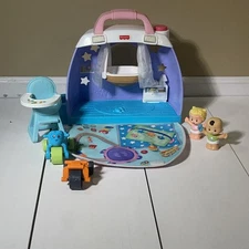Fisher Price Little People Nursery Set With Babies And High chair