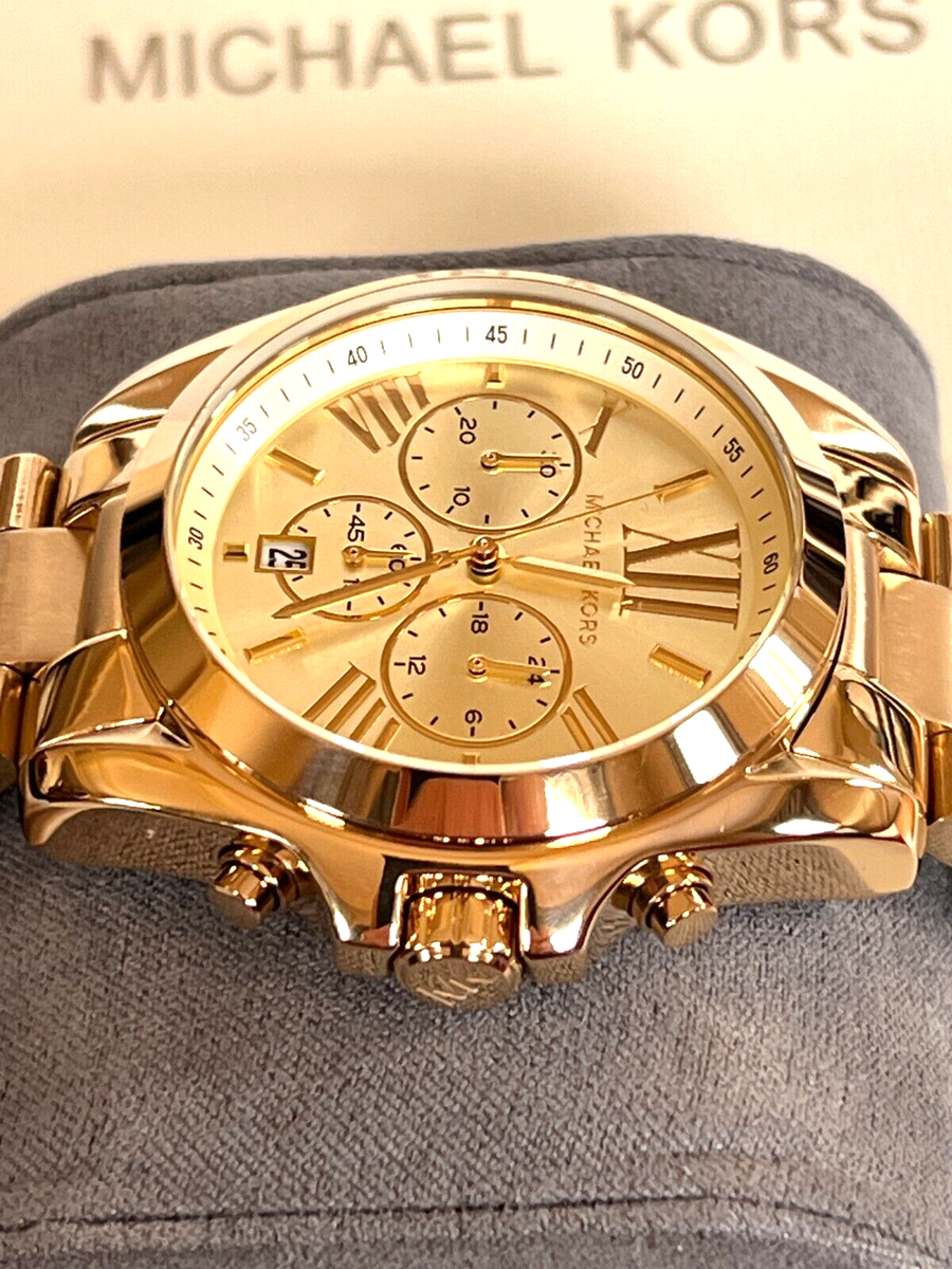 Michael Kors MK5605 Unisex Chronograph 40mm Case Gold Analog