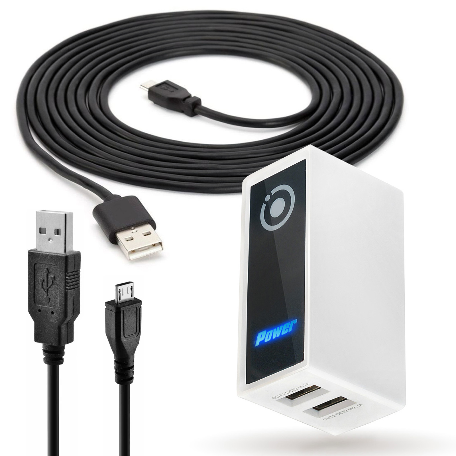 Dual USB Ports 5v 3.1A fit Lenovo Ideapad A1 7-inch, A2 9-inch, S2 ; Ideatab A21