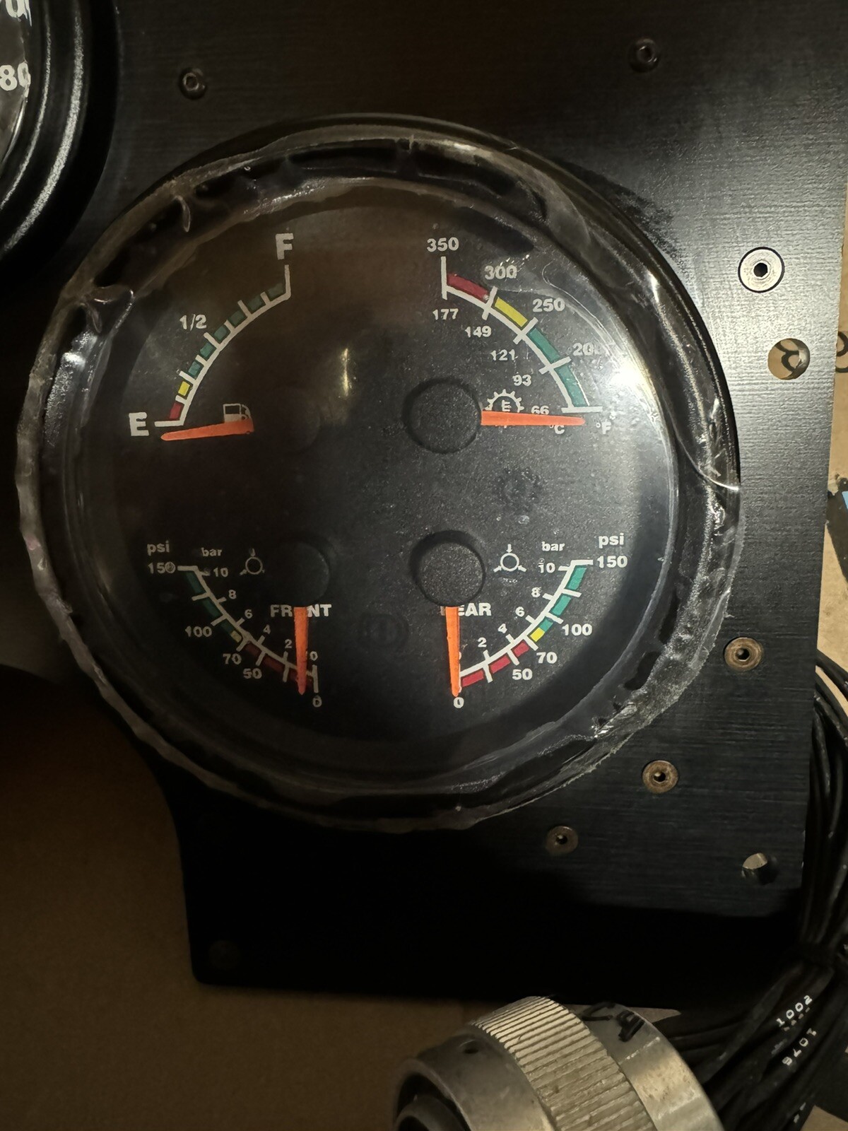 Acta Instrument MILITARY OSHKOSH MRAP ACTIA INSTRUMENT GAUGE CLUSTER P#112052-A | eBay