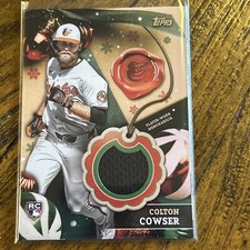 2024 Topps Holiday Colton Cowser Player Worn Memorabilia RC-Cc