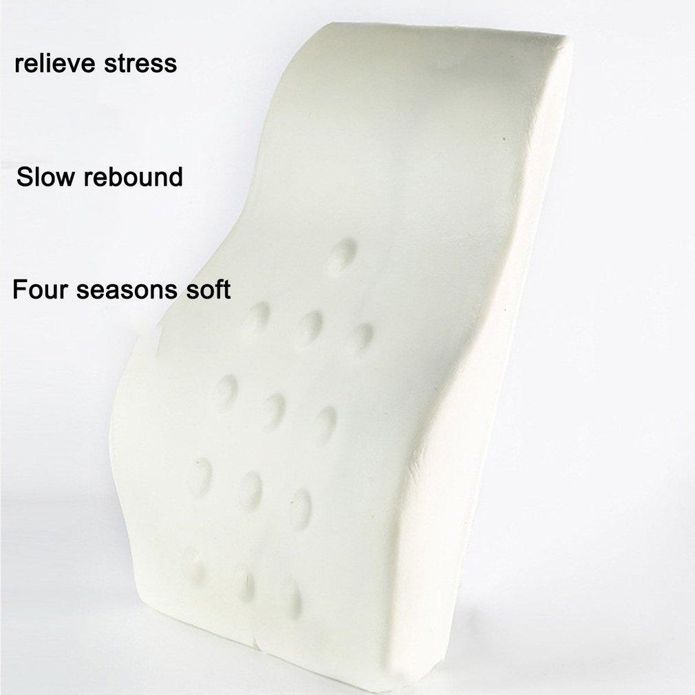 Villsure Lumbar Support Pillow Memory Foam Back Cushion for Office