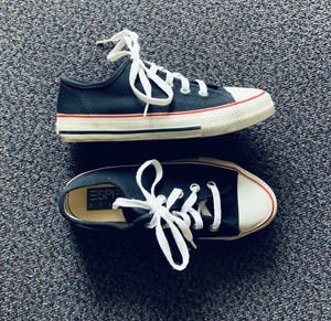 Vintage ESPRIT Canvas Sneakers SZ 6 Black | eBay