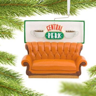Friends CENTRAL PERK CAFE COUCH Christmas Tree Ornament by Hallmark, New