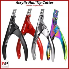 Manicure Tips Cutter Acrylic Nail Scissors False Nail Clipper U Edge Nail Art US