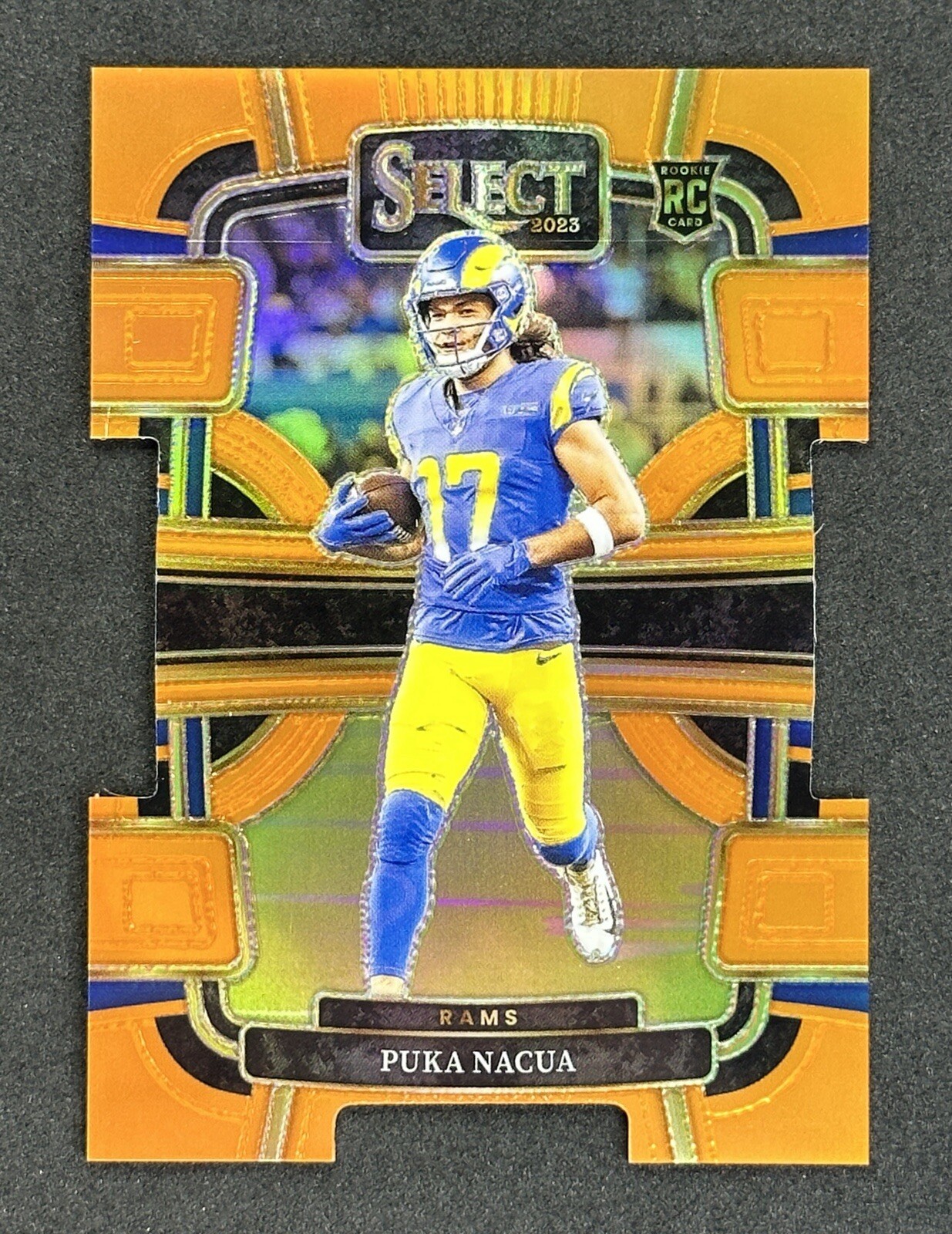 2023-24 Panini Select PUKA NACUA ROOKIE ORANGE DIE-CUT CONCOURSE /499 LA RAMS