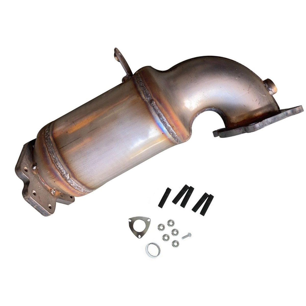 Northeastern Exhaust Muffler & Rear Resonator Kit For 2008-2011 Ford Focus 2.0L - Stainless Steel, Includes Clamps