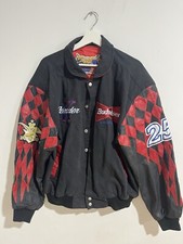 Budweiser Ken Schrader Jacket Size Large