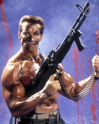 Schwarzenegger, Arnold [Commando] (56231) 8x10 Photo