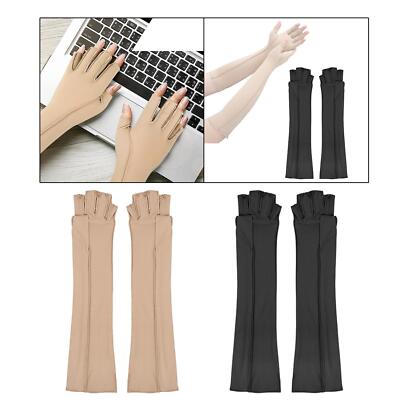 Lange Kompressionshandschuhe Stretch Schreibhandschuhe für Computer Klettern Training