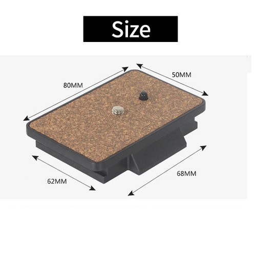 Quick Release Plate for Velbon QB-6RL PH-368 VCT-870RM VCT-880RM 860 950 Tripod - Picture 4 of 5