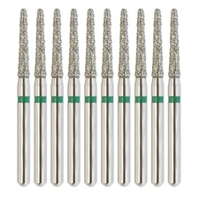 Dental Diamond Burs FG 856/014C Round End Taper Coarse Grit Green Friction Grip
