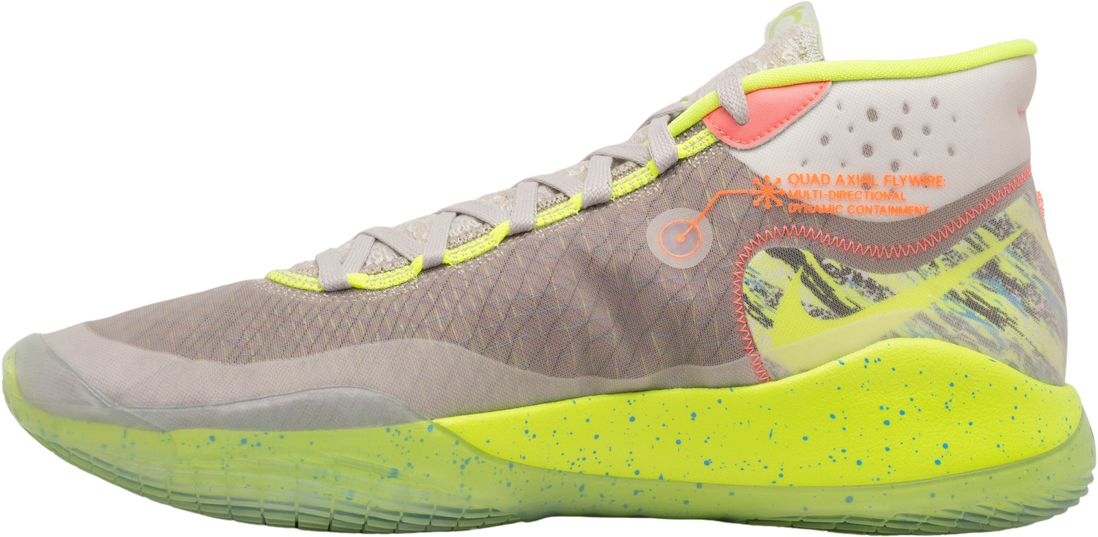 Nike KD 12 XII 90s Kid MENS Sz 11 PRE-OWNED AR4229-900 Neon Green Shoes/Sneakers Kevin Durant Previews the  main image 4