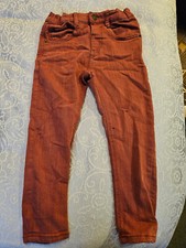 Zara Baby Denim Color - Brick, stretchy, skinny jeans/trousers- Age 3-4 years