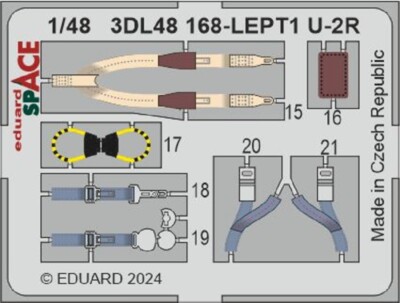 MW22 EDUARD 3DL48168 U-2R SPACE 1/48  3D DECAL for HOBBY BOSS