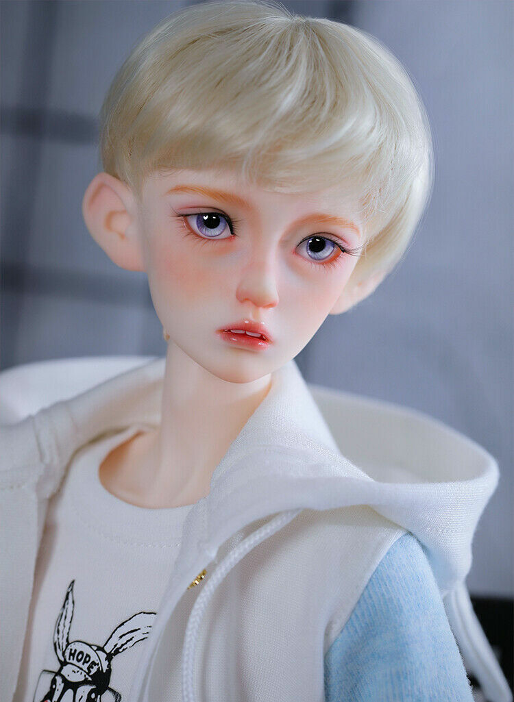 1/4 BJD Doll Cool Boy Male Ball Jointed Body Eyes Face Makeup