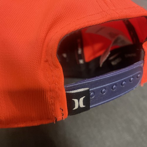 Hurley Hat Cap Snapback Youth Trucker Orange/Blie Hurley Branded! Euc - Picture 5 of 7