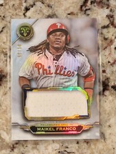 2019 Topps Triple Threads Single Jumbo Relics /36 Maikel Franco #SJR-MF2