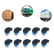 10Pcs 4 inch x 30ft Winch Straps Flat Hook Flatbed Truck Trailer Tie Down Strap