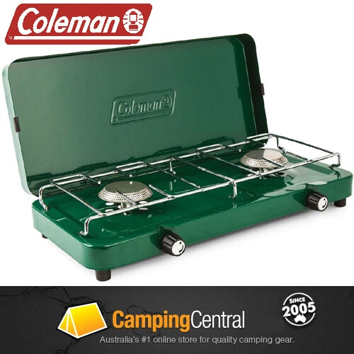 COLEMAN COMPACT 2 BURNER STOVE COOKER GAS CAMPING 1451707 | eBay