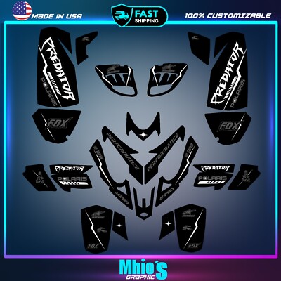 Polaris Predator 500 graphics full decals stickers kit atv