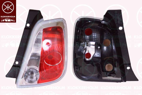 Neu RüCkleuchte Lampe - Rechts - Ohne Passend FüR Abarth 500/595/695-image