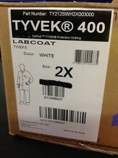 Dupont Tyvek 400 Labcoat Suit Size 2XL TY212SWH2X003000 - Quantity 11