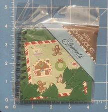 Elements By Creativity Inc Mini Christmas Stocking  Holiday Scrapbook Kit NEW