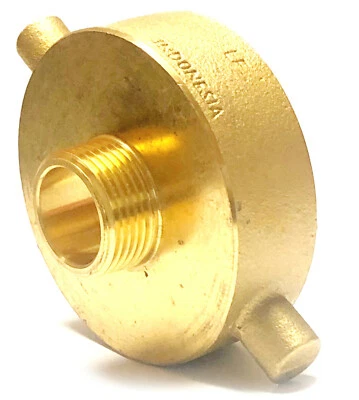 NNI 2-1/2" Female NST x 1" Male NPT FIRE HOSE HYDRANT ADAPTER Lead Free Brass