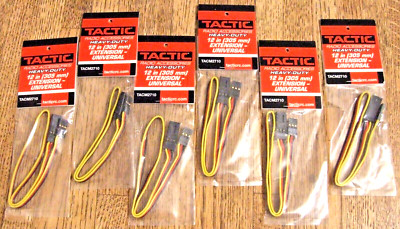 Tactic 12'' Heavy Duty Servo Extension Universal # TACM2710 NOS