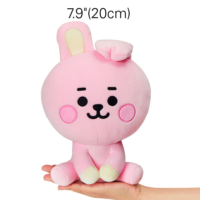 アイドル BT21 BABY FLUFFY DOLL COOKY BT21 COOKY Baby Flat Fur Fluffy Plush Doll 19cm BTS LINE