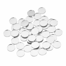Mini Mirror Circles,Mosaic Tile Pieces for Home Decor, DIY Craft Projects& Dress