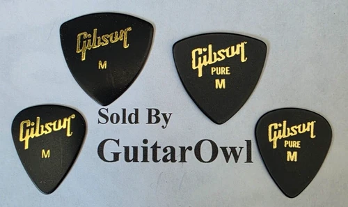 Gibson Medium guitar picks 346 Wedge  351 Pure 4 pack     
