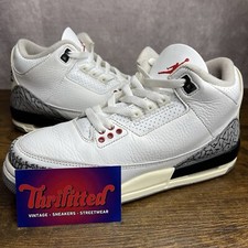 Jordan 3 Retro Mid White Cement Reimagined Size 6 GS DM0967-100 Youth Shoes OG