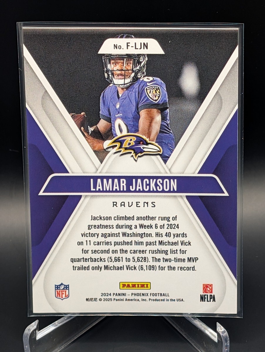 2024 Panini Phoenix - Lamar Jackson #7 Flex (Case Hit) | eBay