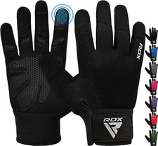 RDX Weight Lifting Gloves, Full Finger Gym Gloves, Exercise Sport Workout Gloves