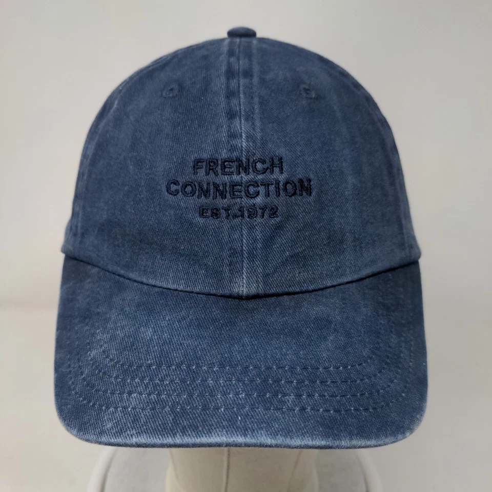 French Connection Est. 1972 Slideback шляпа синий один размер регулируемый джинсовой ткани хлопок - Изображение 2 из 4