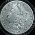 1891 P Morgan Silver Dollar - Philadelphia